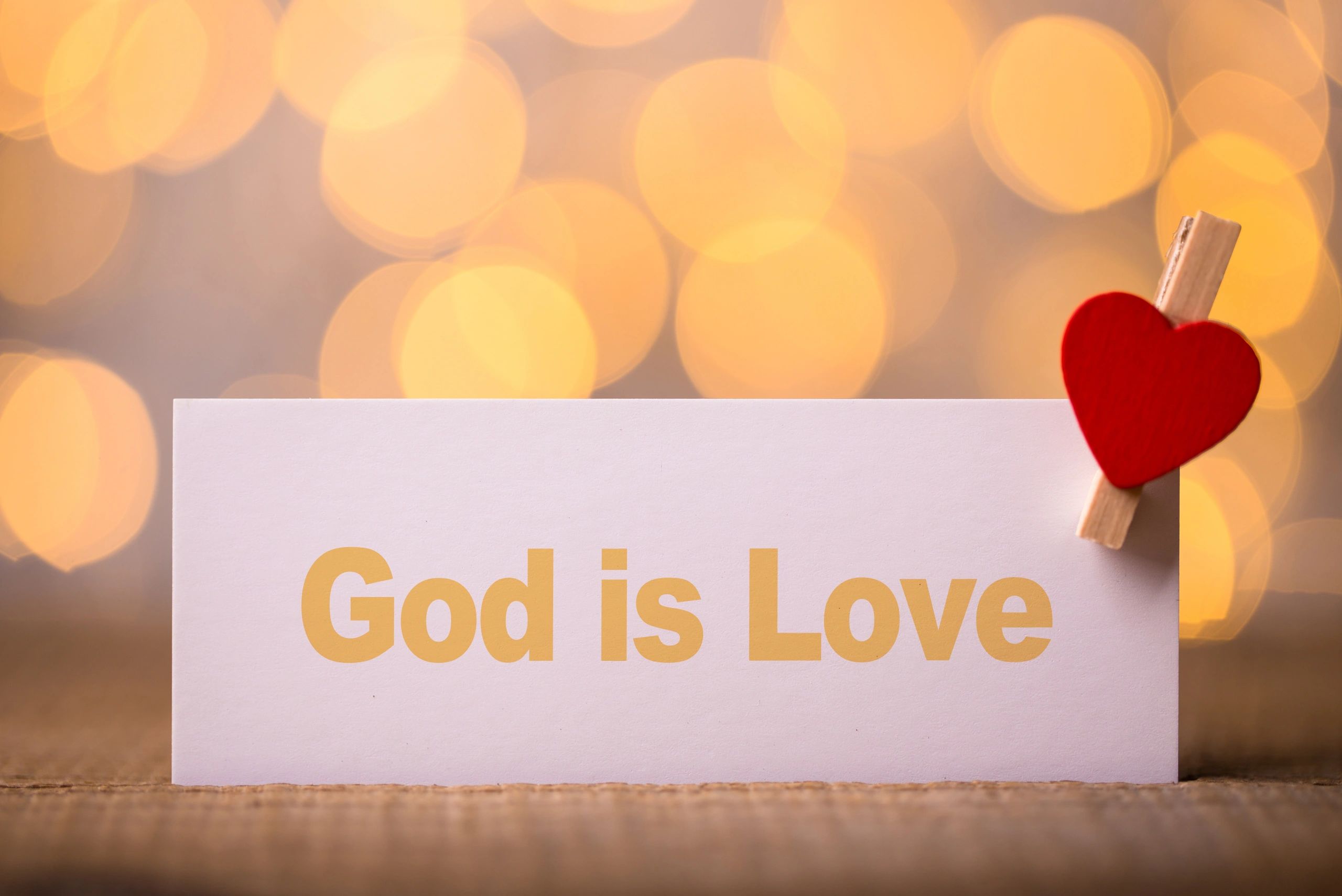God is Love signboard